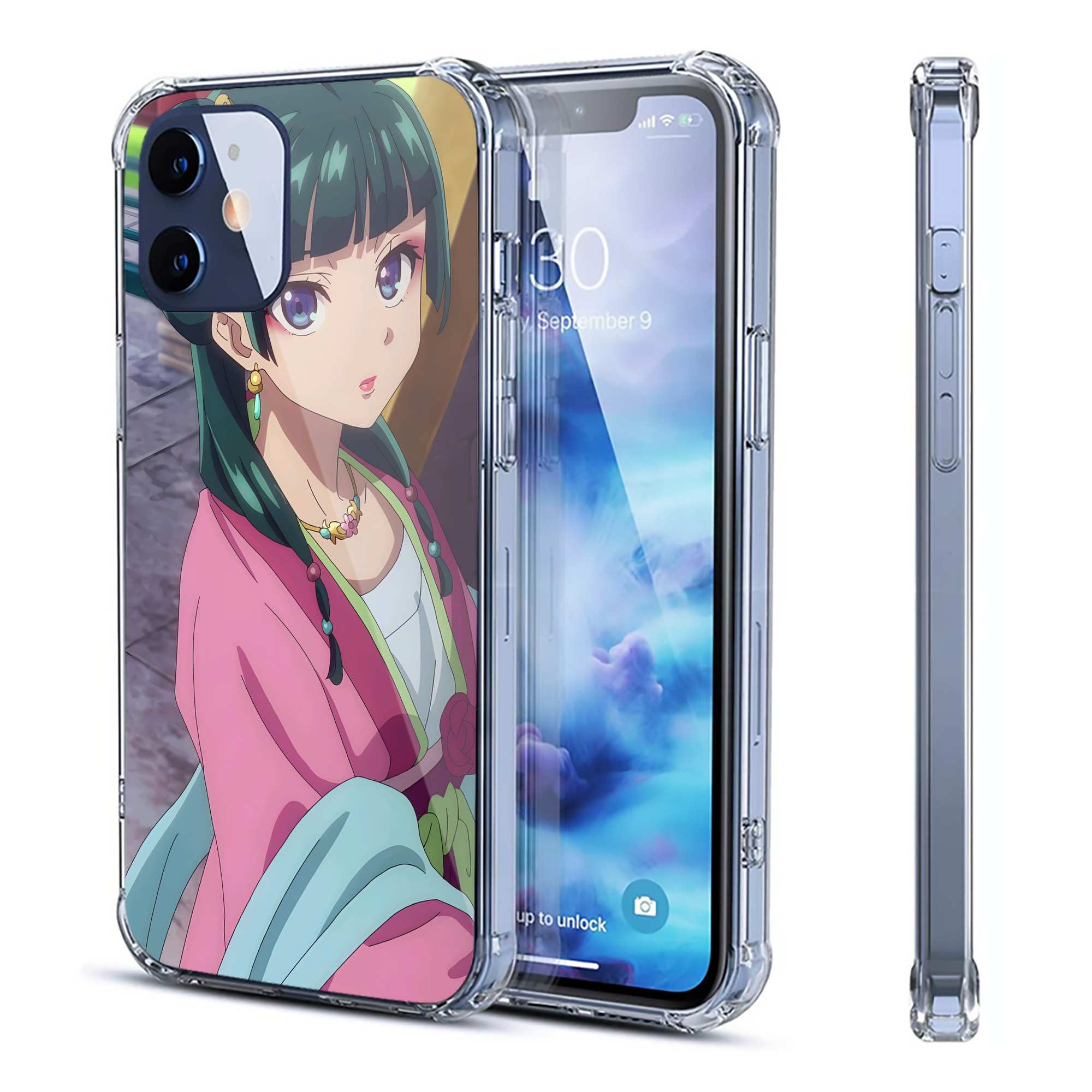 （画像用） 薬屋のひとりごと The Apothecary Diaries 【iPhone 12シリーズ対応】透明スマホケース（クリアソフトケース）